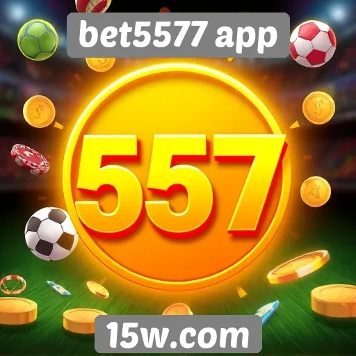 Variedade de jogos disponíveis no bet5577 app